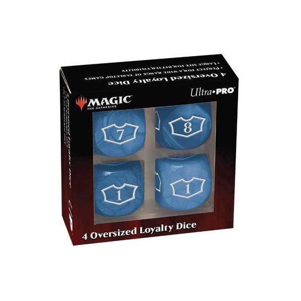 UP - Deluxe 22MM Island Loyalty Dice Set with 7-12 for Magic: The Gathering-18605