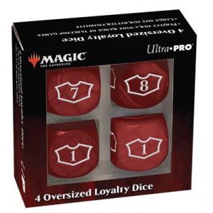 UP - Deluxe 22MM Mountain Loyalty Dice Set with 7-12 for Magic: The Gathering-18607