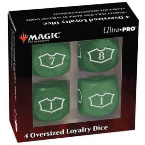 UP - Deluxe 22MM Forest Loyalty Dice Set with 7-12 for Magic: The Gathering-18608