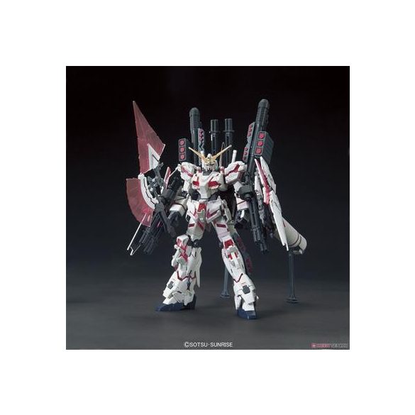 GUNDAM - HGUC 1/144 FULL ARMOR UNICORN GUNDAM (DESTROY MODE/RED COLOR Ver.)-MK60403