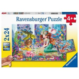 Ravensburger Puzzle - Zauberhafte Meerjungfrauen 2x24pc-05147