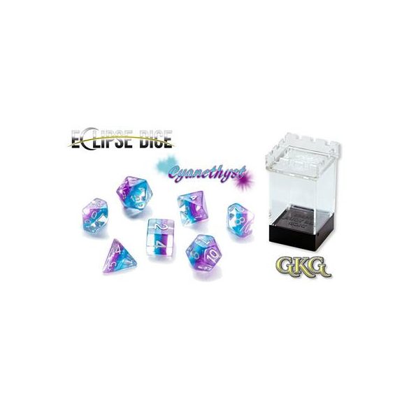 Eclipse Dice Cyanethyst (7 Dice Set)-GKGE0530