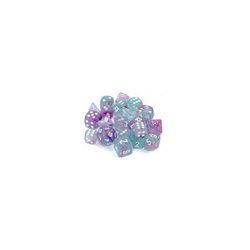 Chessex 16mm d6 Blocks - Nebula TM 16mm d6 Wisteria/white Luminary Dice Block™ (12 dice)-27745