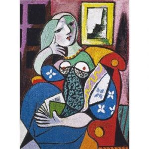 Puzzle: Picasso - Frau mit Buch (1000 Teile)-PIA5341