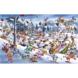 Puzzle: Christmas Skiing (1000 Teile)-PIA5351