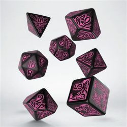 Call of Cthulhu 7th Edition - Black & magenta Dice Set-SCTR20