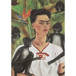 Puzzle: Frida Kahlo - Selbstbildnis mit Affen (1000 Teile)-PIA5509