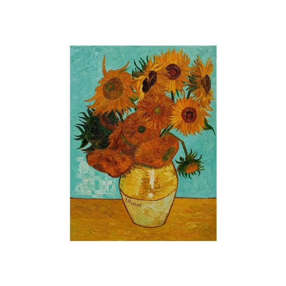 Puzzle: Van Gogh - Vase mit Sonnenblumen (1000 Teile)-PIA5617