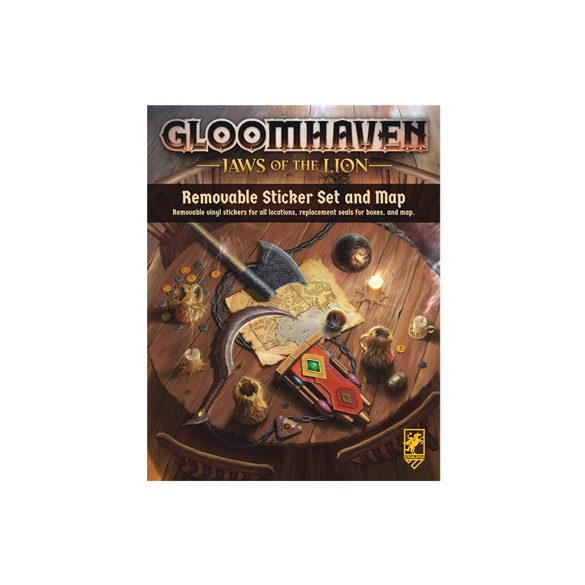 Gloomhaven: Jaws of the Lion Removable Sticker Set & Map - EN-CPH0502