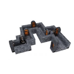 WarLock Tiles: Expansion Pack - 1 in. Dungeon Straight Walls-WZK16517