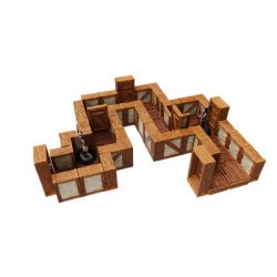 WarLock Tiles: Expansion Pack - 1 in. Town & Village Straight Walls-WZK16531