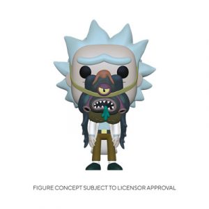 Funko POP! POP Animation: Rick & Morty - Rick w/ Glorzo Vinyl Figure 10cm-FK55250