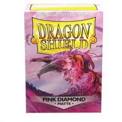 Dragon Shield Standard Sleeves - Pink Diamond (100 Sleeves)-AT-11039