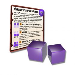 Dungeon Drop - Shiny Purple Cubes-PSG110