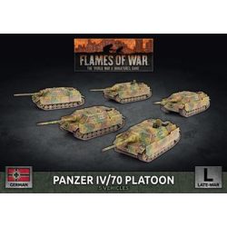 Flames Of War Panzer IV/70 Tank Platoon (x5 Plastic) - EN-GBX160