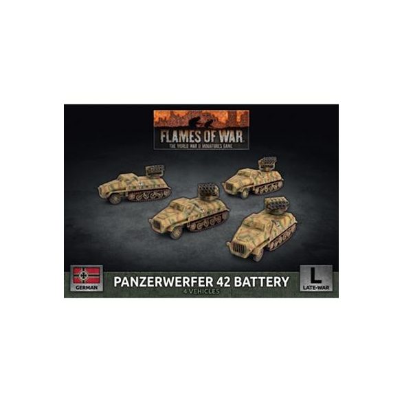 Flames Of War Panzerwerfer 42 Battery (x4) - EN-GBX165