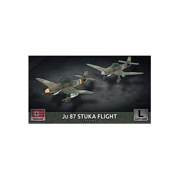 Flames Of War Ju 87 Stuka Flight (x2 Plastic) - EN-GBX173