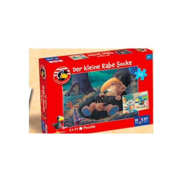 Der kleine Rabe Socke - Puzzle 2x24 T.-881984