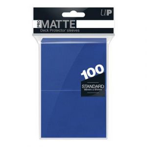 UP - Standard Deck Protector - PRO-Matte Blue (100 Sleeves)-84514