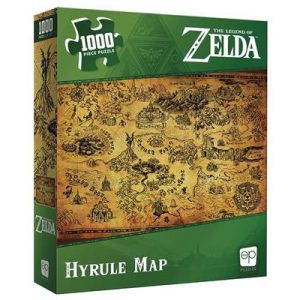 The Legend of Zelda Hyrule Map Puzzle 1000 pc-PZ005-690-002100-06