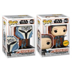 Funko POP! Star Wars: Mandalorian- Bo-Katan w/ Chase (5+1 chase figure)-FK54523