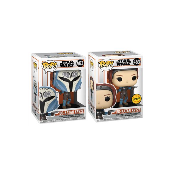 Funko POP! Star Wars: Mandalorian- Bo-Katan w/ Chase (5+1 chase figure)-FK54523