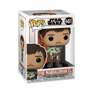 Funko POP! Star Wars: Mandalorian- Mando Holding Child-FK54525