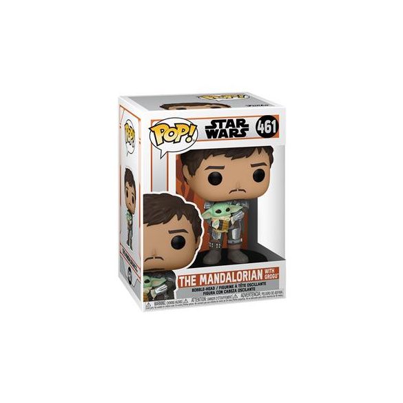 Funko POP! Star Wars: Mandalorian- Mando Holding Child-FK54525