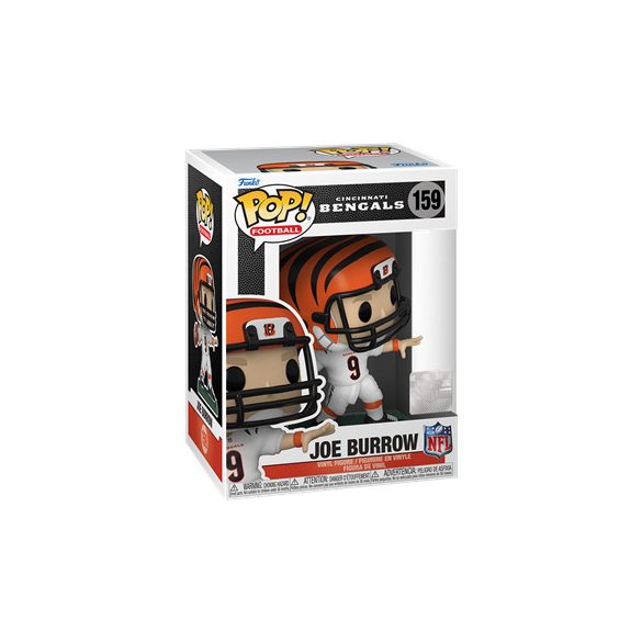 Funko POP! NFL: Bengals- Joe Burrow (Away Uniform)-FK50098