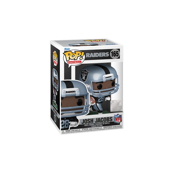 Funko POP! NFL: Raiders- Josh Jacobs (Home Uniform)-FK57408