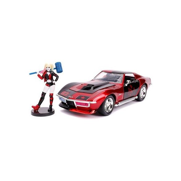 DC Comics Harley Quinn 1969 Chevy Corvette 1:24-253255019