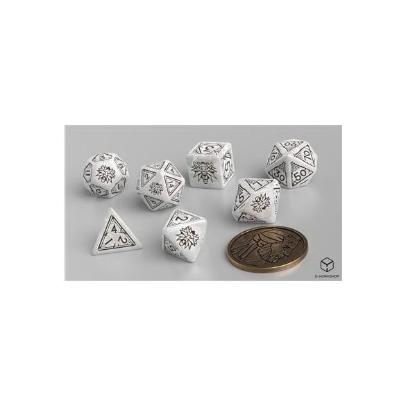 The Witcher Dice Set. Geralt - The White Wolf-SWGE01