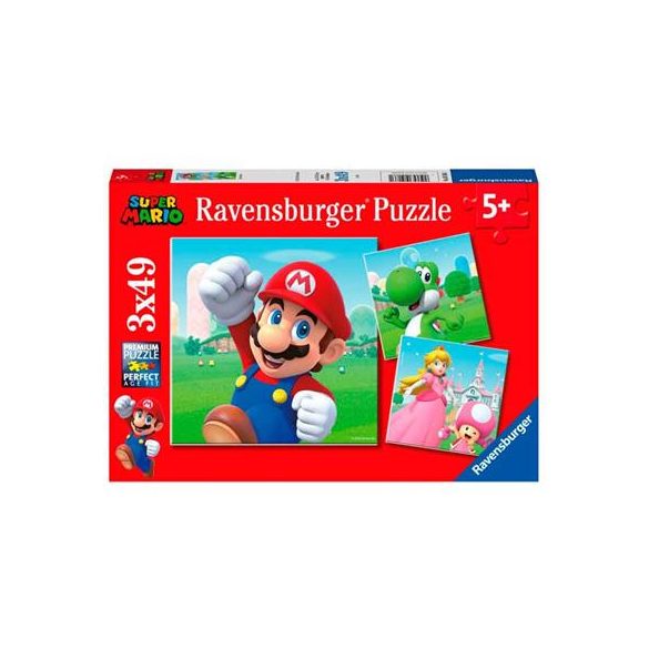 Ravensburger - Super Mario 3x49pc-05186