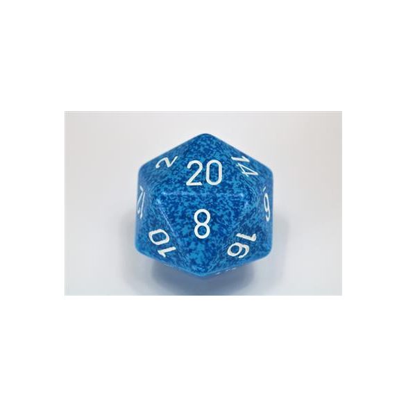 Chessex Speckled 34mm 20-Sided Dice - Water-XS2023