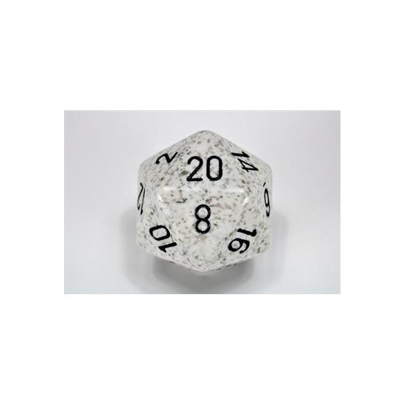 Chessex Speckled 34mm 20-Sided Dice - Arctic Camo-XS2087