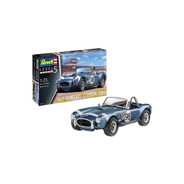 Revell: 62 Shelby Cobra 289 (1:25) - EN/DE/FR/NL/ES/IT-07669