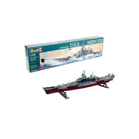 Revell: Battleship USS MISSOURI - (1:535) - EN/DE/FR/NL/ES/IT-05092