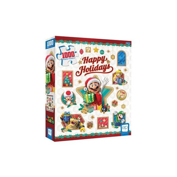 Super Mario "Happy Holidays" 1000-Piece Puzzle-PZ005-676-002100-06