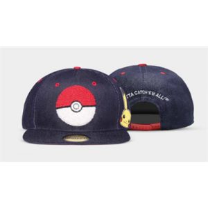 Pokémon - Pokéball - Denim Snapback Cap-NH005405POK