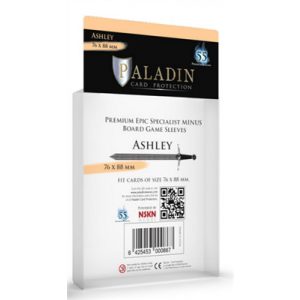 Paladin Sleeves - Ashley Premium Epic Specialist Minus 76x88mm (55 Sleeves)-ASH-CLR
