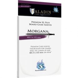 Paladin Sleeves - Morgana Premium XL PLUS 101.5x153mm (55 Sleeves)-MRG-CLR