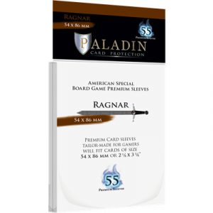 Paladin Sleeves - Ragnar Premium American Special 54x86mm (55 Sleeves)-RAG-CLR