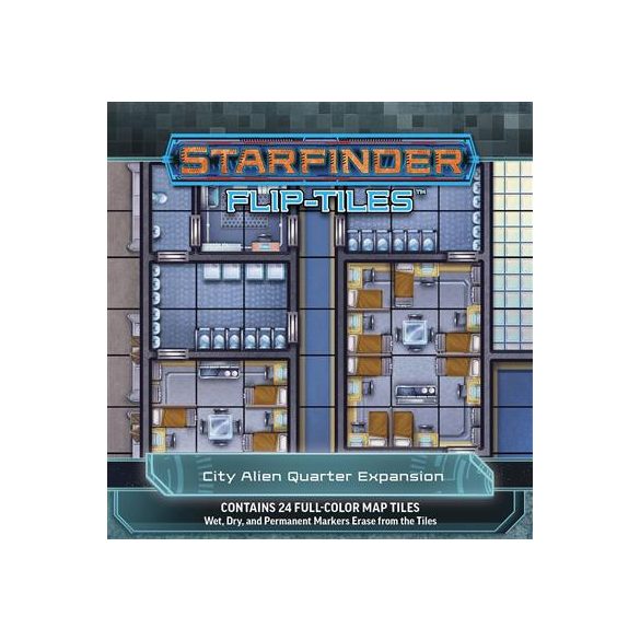 Starfinder Flip-Tiles: City Alien Quarter Expansion-PZO7508