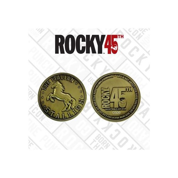 Rocky 45th Anniversary Limited Edition Coin-ROCKY-107