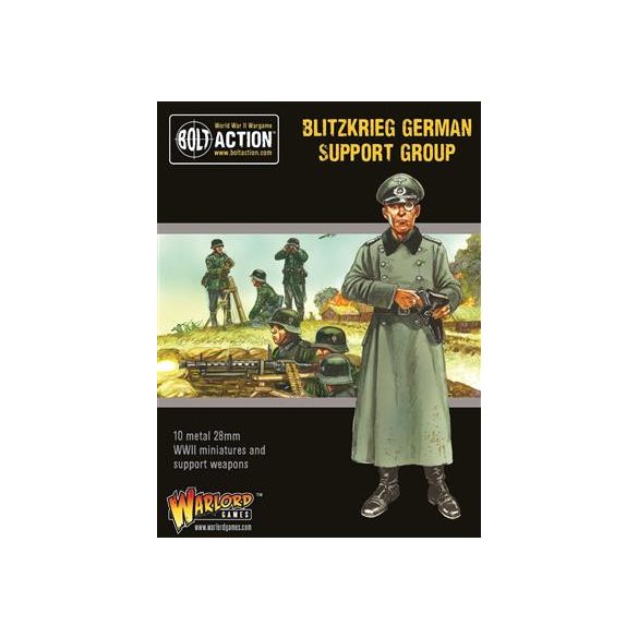 Bolt Action - Blitzkrieg German Support Group (HQ, Mortar & MMG) - EN-402212007