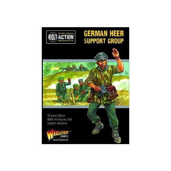 Bolt Action - German Heer Support Group (HQ, Mortar & MMG) - EN-402212006