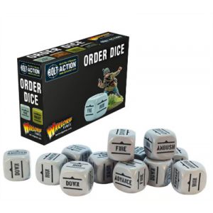 Bolt Action - Orders Dice - Grey (12)-402616008