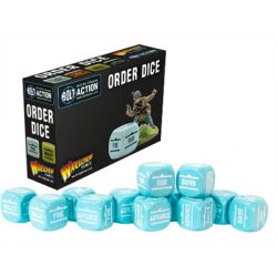 Bolt Action - Bolt Action Orders Dice - Blue (12)-402616014