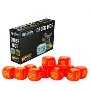 Bolt Action - Bolt Action Orders Dice - Red (12)-402616016