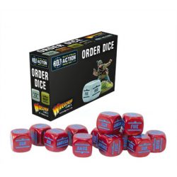 Bolt Action - Bolt Action Orders Dice - Maroon (12)-402616015